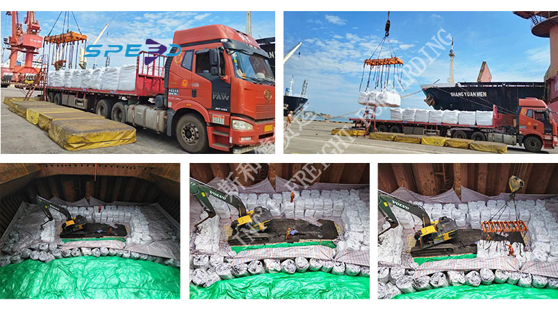 How do logistics companies optimize their vehicle routes for break bulk cargo transportation?